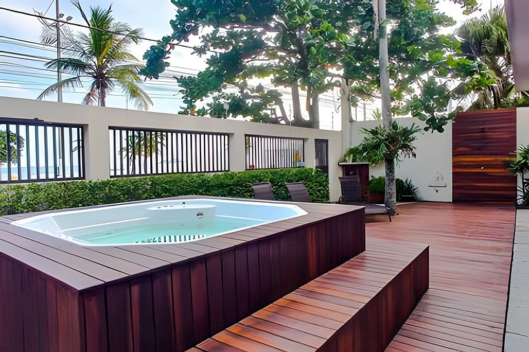 Casa Vista Mar com Jacuzzi Guarujá