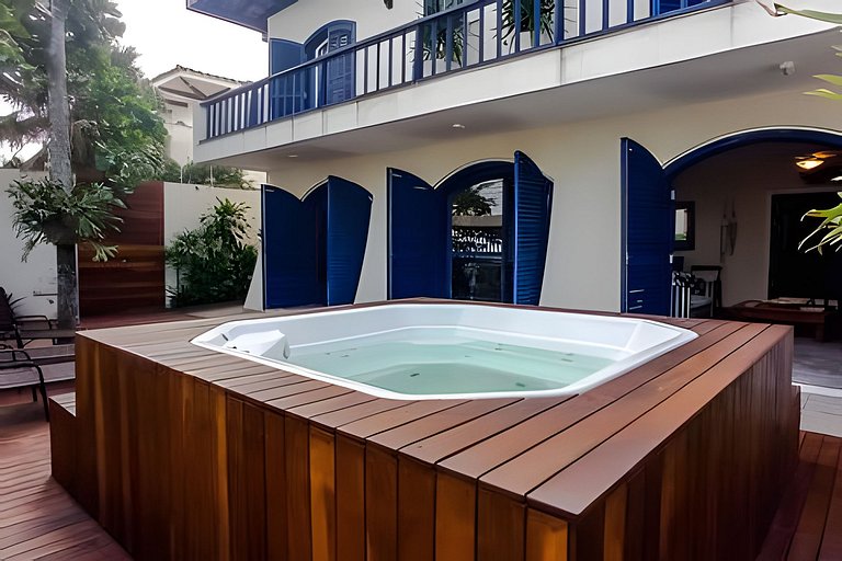 Casa Vista Mar com Jacuzzi Guarujá