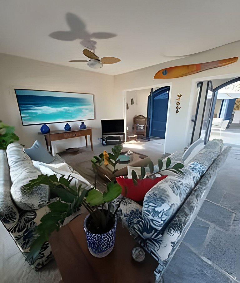 Casa Vista Mar com Jacuzzi Guarujá