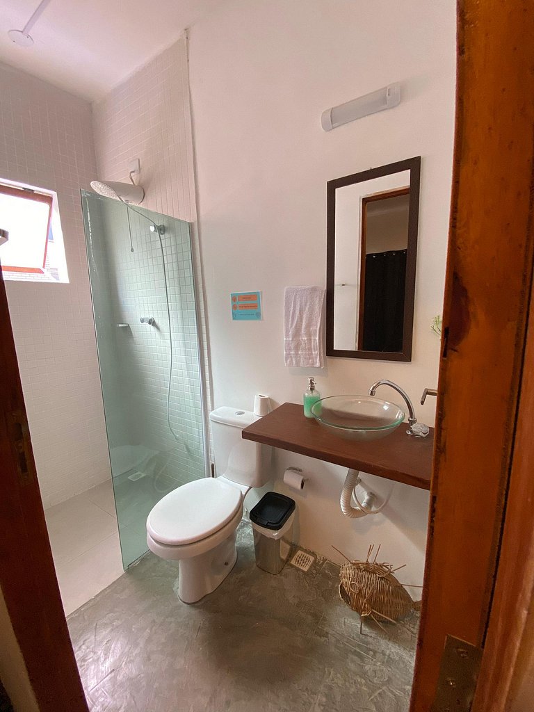 Suíte 1 com varanda - Casa Praiana